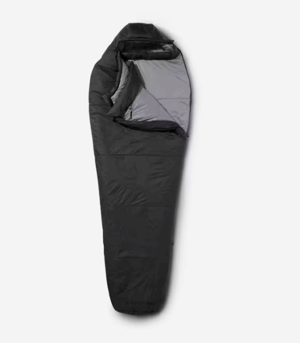Captura de pantalla 2025-06-09 202623 Saco de dormir ligero con relleno sintético, temperatura confort 5 °C, cremallera de tres cuartos y capucha ajustable. Ideal para acampadas, bushcraft y supervivencia al aire libre.