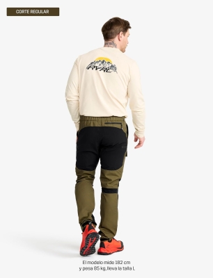 RevolutionRace Nordwand Pants para Hombre, Pantalones Cargo, Senderismo