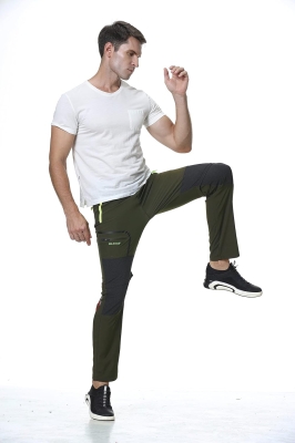SOLOYEE Pantalones Trekking Hombre Montaña Pantalones Convertible Cortos,Impermeable Secado RáPido Transpirable Anti-ArañAzos Trabajo Pantalones Senderismo