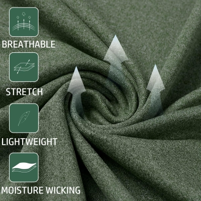 CARWORNIC Camisetas deportivas para hombre, con cremallera de 1/4, manga larga, camisetas para correr, de secado rápido, camisetas polo al aire libre