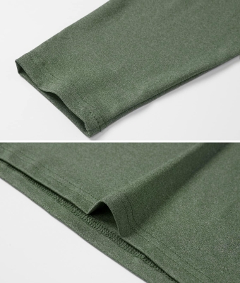 CARWORNIC Camisetas deportivas para hombre, con cremallera de 1/4, manga larga, camisetas para correr, de secado rápido, camisetas polo al aire libre