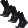 DANISH ENDURANCE Calcetines Antiampollas Senderismo de Lana Merino, Unisex, 3 Pack - Calcetines Senderismo Hombre y Mujer, Trekking