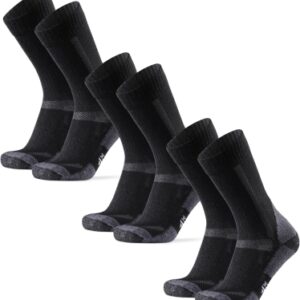 DANISH ENDURANCE Calcetines Antiampollas Senderismo de Lana Merino, Unisex, 3 Pack - Calcetines Senderismo Hombre y Mujer, Trekking