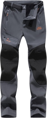 DAFENP Pantalones Trekking Mujer Invierno Impermeables Pantalones Termicos Montaña Senderismo Esqui Nieve Polar Forrado Aire Libre