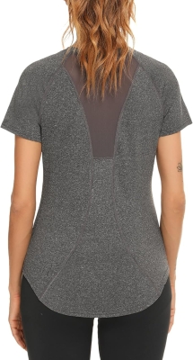 68ba1e0067a483166afee390178b5615ad70ad110d9cd7cdf7fa0.jpg Wayleb Camiseta Deportiva Mujer Manga Corta Holgada de Secado Rápido Camisetas de Malla Mujer Yoga Fitness Top Ropa Deportiva Entrenamiento Atlético