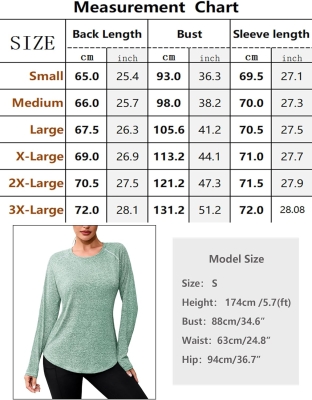 Gyabnw Camiseta Deportivo Mujer Camiseta de Manga Larga Holgada de Secado Rápido Camisetas de Cuello en V Yoga Fitness Running Top Ropa Deportiva Entrenamiento Atlético