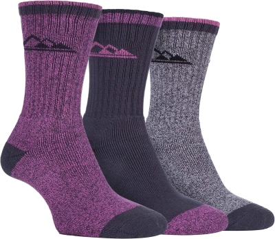 68ba98a8bc95a6f84d127d2ca12d2de2a978275f4880bdf46689f.jpg 3 pares calcetines con suela acolchada para señora, antiampollas, ligero, transpirable, hecho de algodón, para andar en verano o irse de ruta, de Storm Bloc