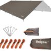 68baa52ebea7f92bb9db64e3dcc3c58b38f13e79da001e16ed860.jpg Unigear Tarp Rain Fly - Lona Impermeable para Senderismo, Plegable, Ligera y Resistente al Agua, para Acampar y protección contra la Lluvia, la Nieve y el Sol