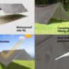 68baa532331f5d0fe1a4f3a36a217f18ae0bb6ab8565c923de4ac.jpg Unigear Tarp Rain Fly - Lona Impermeable para Senderismo, Plegable, Ligera y Resistente al Agua, para Acampar y protección contra la Lluvia, la Nieve y el Sol