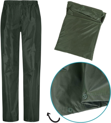 68bacb581530cc854770def9a78f85a941111603fc649945e2cec.jpg BWOLF Himalaya Unisex Traje de Lluvia Traje Impermeable hombre Traje Impermeable mujer chaqueta de lluvia + pantalones de lluvia, 2 bolsillos