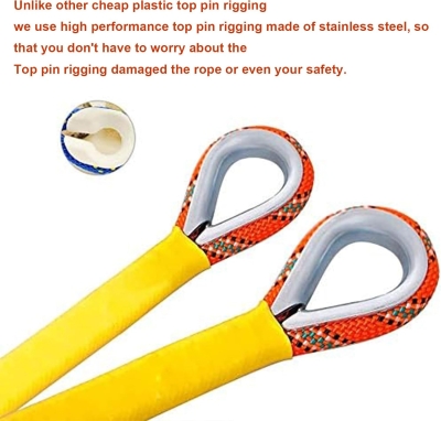 68c1f04749414db5701167d6feaa88eada90fab4604545116ef4c.jpg Gangying Cuerda de Escalada 10m al Aire Libre Cuerda de Escalada Estática de 8mm Cuerda de Seguridad Escalada Cuerda de Escape con 2 Mosquetones para Fuego Alpinismo Camping