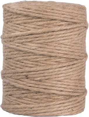 68c1f0a17443a0a536155c4c447b43a3ecd5e1a0caf3e483fe8f7.jpg Rayher Hilo de Yute, Sextuple, 6mm Ø, Natural, Bobina 120m