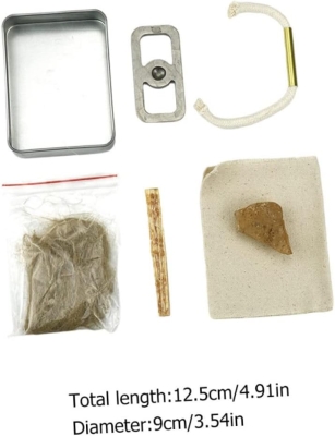 Garneck Cuerdas para Fogatas Cuerda De Algodón Fácil De Encender Fuego para Acampar