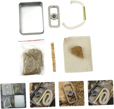 Garneck Cuerdas para Fogatas Cuerda De Algodón Fácil De Encender Fuego para Acampar