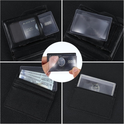 68c1f3b1cbccbe359bb3a01b266491396236dd82bb17106463c37.jpg YUXIANLB 20 lentes Fresnel, 3 lentes de lupa de bolsillo tamaño cartera, lupa de tarjeta de crédito, lupa de joyería, lupa para lectura o iniciador de fuego