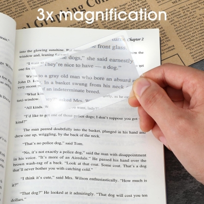 68c1f3b2038d3dac38ad6c3f268545cfa0b2ebb1a98d131d5839b.jpg YUXIANLB 20 lentes Fresnel, 3 lentes de lupa de bolsillo tamaño cartera, lupa de tarjeta de crédito, lupa de joyería, lupa para lectura o iniciador de fuego