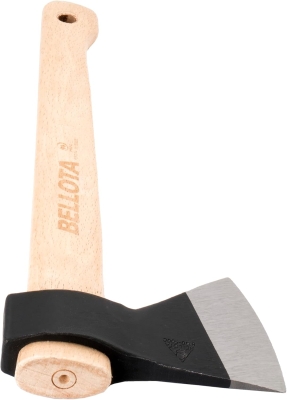 68c1fd2f26e013564310cda3653d007d6cd823e981e4d52697a4f.jpg Bellota 8130-500C - Hacha Vizcaína para la Limpieza y el Corte de Ramas Pequeñas/Medianas y Corte de Leña, Peso de la Cabeza 500 gr, Mango de Madera