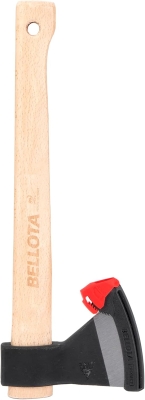 68c1fd2f5a246f16d68bd05e351a327b61fc2ebd122df95a026e2.jpg Bellota 8130-500C - Hacha Vizcaína para la Limpieza y el Corte de Ramas Pequeñas/Medianas y Corte de Leña, Peso de la Cabeza 500 gr, Mango de Madera