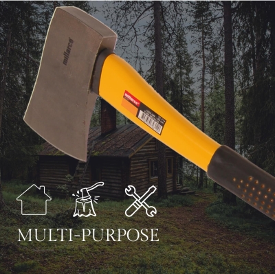 68c458a83bb374419fa08bdfcc87d0906da04cc658722af708749.jpg HOME It® Hacha de Fendado 1000 g – Mango de Fibra de Vidrio con Agarre Antideslizante – 60 cm – Ideal para Jardinería y Leña