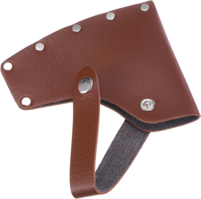 M METERXITY Funda de Hacha, Funda de Cuero para Hacha de 1.32 Libras, Cubierta de Cabeza de Hacha con Doble Cierre Portátil para Senderismo al Aire Libre Cubierta de Hacha [Marrón]