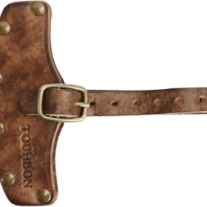 Tourbn TOURBON - Funda de piel gruesa clásica para hacha de hacha, funda de piel para cabeza de hacha, protector individual