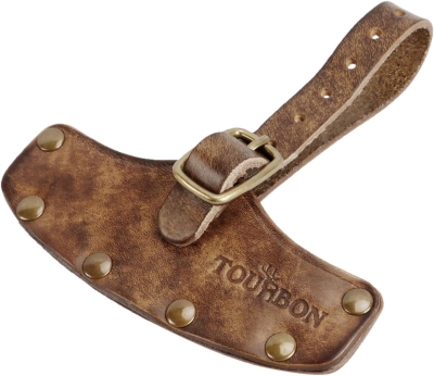 68c45f552cafee318d3833ae3a760f3cd7cd11b4480c09f5cb4cf.jpg Tourbn TOURBON - Funda de piel gruesa clásica para hacha de hacha, funda de piel para cabeza de hacha, protector individual