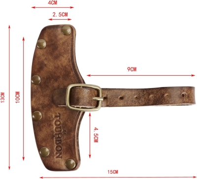 68c45f55abe8ccfeab679031c2d62f3080bb6b41a6b07f2638c8f.jpg Tourbn TOURBON - Funda de piel gruesa clásica para hacha de hacha, funda de piel para cabeza de hacha, protector individual