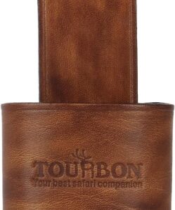 Tourbon - Portaherramientas con Mango de Cuero Genuino para Martillo Hacha Hoz