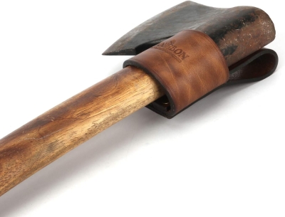 68c4607ad7f584f9d0b30db243ca258271e10536fe4a5c1632b58.jpg Tourbon - Portaherramientas con Mango de Cuero Genuino para Martillo Hacha Hoz