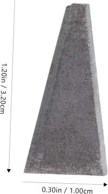 68c461d8be779f48d6737efd1823745a894ce172ae3272c3f00f4.jpg OSALADI 20 Piezas De Fijación De Cuña Triangular Para Martillo Acero Al Carbono Mango De Madera