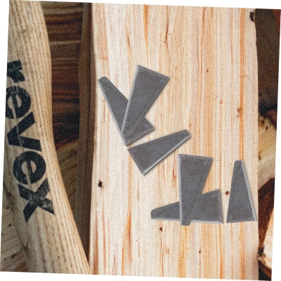 68c461d9b870ac7fe26da59bb0cd5d31e2058c5b1eff6a9c54679.jpg OSALADI 20 Piezas De Fijación De Cuña Triangular Para Martillo Acero Al Carbono Mango De Madera