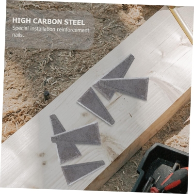 68c461da4843d35fe6a599f330c09bc75b2172379e2e660c6d145.jpg OSALADI 20 Piezas De Fijación De Cuña Triangular Para Martillo Acero Al Carbono Mango De Madera