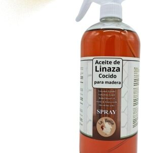 68c462098d65b725297f24f8065639b35e23b36ddec72193b0f9c.jpg La Baille - Aceite de linaza para madera en pulverizador - Fácil de usar, para interior y exterior. Protege, impermeabiliza y realza el color en muebles, suelos y carpintería.