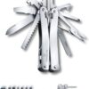VICTORINOX Herramienta multifunción Swiss Tool Spirit X Plus, 35 funciones, Hecha en Suiza, multiherramienta con hoja bloqueable, incl. estuche de nailon, color plata