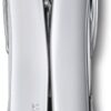 VICTORINOX Herramienta multifunción Swiss Tool Spirit X Plus, 35 funciones, Hecha en Suiza, multiherramienta con hoja bloqueable, incl. estuche de nailon, color plata