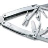 VICTORINOX Herramienta multifunción Swiss Tool Spirit X Plus, 35 funciones, Hecha en Suiza, multiherramienta con hoja bloqueable, incl. estuche de nailon, color plata