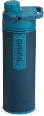 GRAYL UltraPress 500ml Filtro de agua para exteriores Agua potable I Elimina el 99,99% de todas las bacterias y virus I Perfecto para camping, supervivencia y viajes