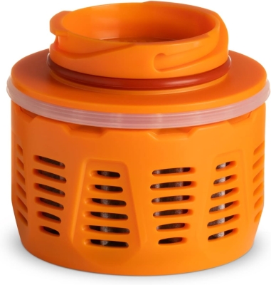 68c69ff03397cfbbd0016dc100377ee2a6cbe7a0b8b32dd66f9a6.jpg Grayl GeoPress - Cartucho de repuesto compatible con válvula One Way, color naranja