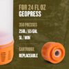 68c69ff0bf85c524a2bdc32c080040e598217b6dc25317af9a9c7.jpg Grayl GeoPress - Cartucho de repuesto compatible con válvula One Way, color naranja