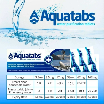 Tucuman Aventura - Pastillas purificadoras de agua