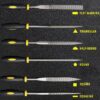 68c6ca8e416de7ea7f0918e7cfb71452cb13984aeecb10ac3a87a.jpg BE-TOOL Juego de 6 limas pequeñas de mano para madera y afilar con agarre suave para madera y metal blando