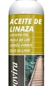 68c6e437cb0d7a1149acdc48509557373e2af5abaa371530c64bc.jpg JOVIRA PINTURAS Aceite Linaza. Barniz Natural (100% Puro) Nutrición, protección y cuidado de la madera. (1 Litro)