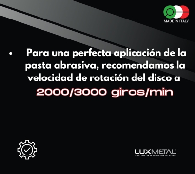 68c6e77098a0e6320f24b490417905661545e4d6f9f576a6e889d.jpg Lux Metal - Kit 3 Pastas de Pulido Abrasivas 350 gr A-B-C Set de Pulido Acero Inoxidable Cera Sólida para Pulir Metales Espejo Aluminio Abrillantadores Cromo Madera Plexiglás Mármol Cobre Plástico