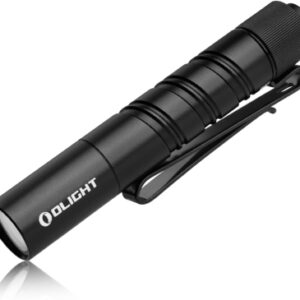 OLIGHT I3T 2 EOS LED Linterna Llavero,Mini Linterna,Antorcha Pequeña Luz Portátil de Alta Potencia,200 Lúmenes,con 2 Modos de Luz,Batería AAA Alkaline Incluida(Negro)