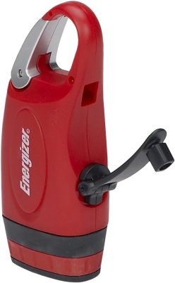 Energizer weatheready 3-LED mosquetón batería Crank luz, Rojo