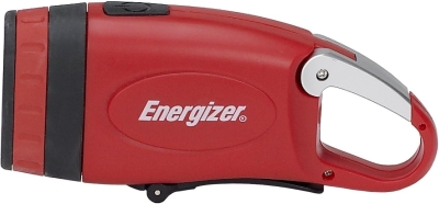 Energizer weatheready 3-LED mosquetón batería Crank luz, Rojo