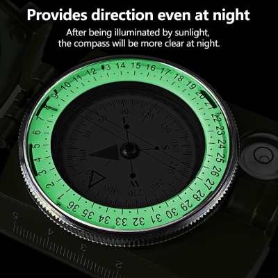 68c7137c8da87e4e9d603c71a6a913b7b9c7dfe6c9fa2278d1305.jpg Gvolatee Brujula Militar Impermeable Brújula Profesional para Orientación con Efecto Fluorescente Compas para Senderismo Acampada Montañismo