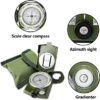 68c7137cb38fe33552fba8f581c492b7ea5453cae21c0c9ce8a0e.jpg Gvolatee Brujula Militar Impermeable Brújula Profesional para Orientación con Efecto Fluorescente Compas para Senderismo Acampada Montañismo