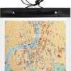 Sumind Estuche Impermeable de Mapas Cubierta de Mapa Transparente Bolsa de Mapa de Camping Funda de Mapas de Senderismo de PVC con Ventana Transparente y Correa de Cuello