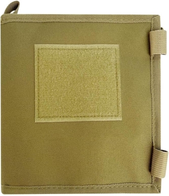 Funda táctica para mapas, plegable, bolsa de almacenamiento de mapas, impermeable, con múltiples bolsillos para camping, senderismo, ciclismo